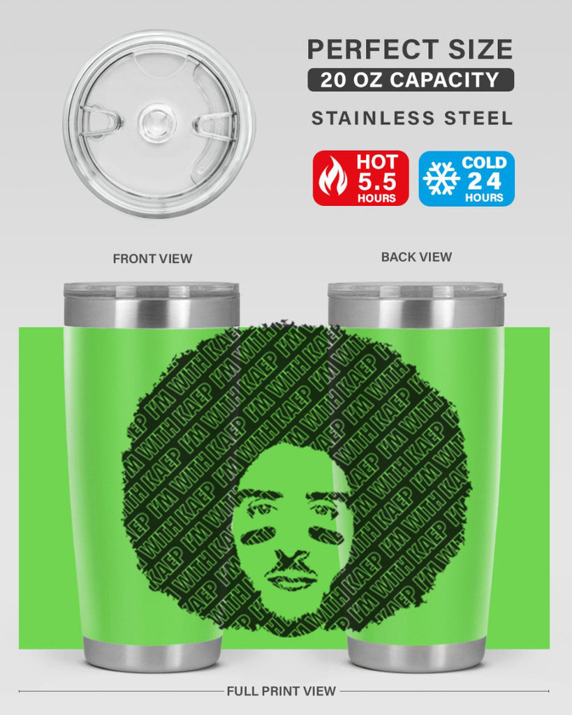 imwithkaep 24#- black men - boys- tumbler
