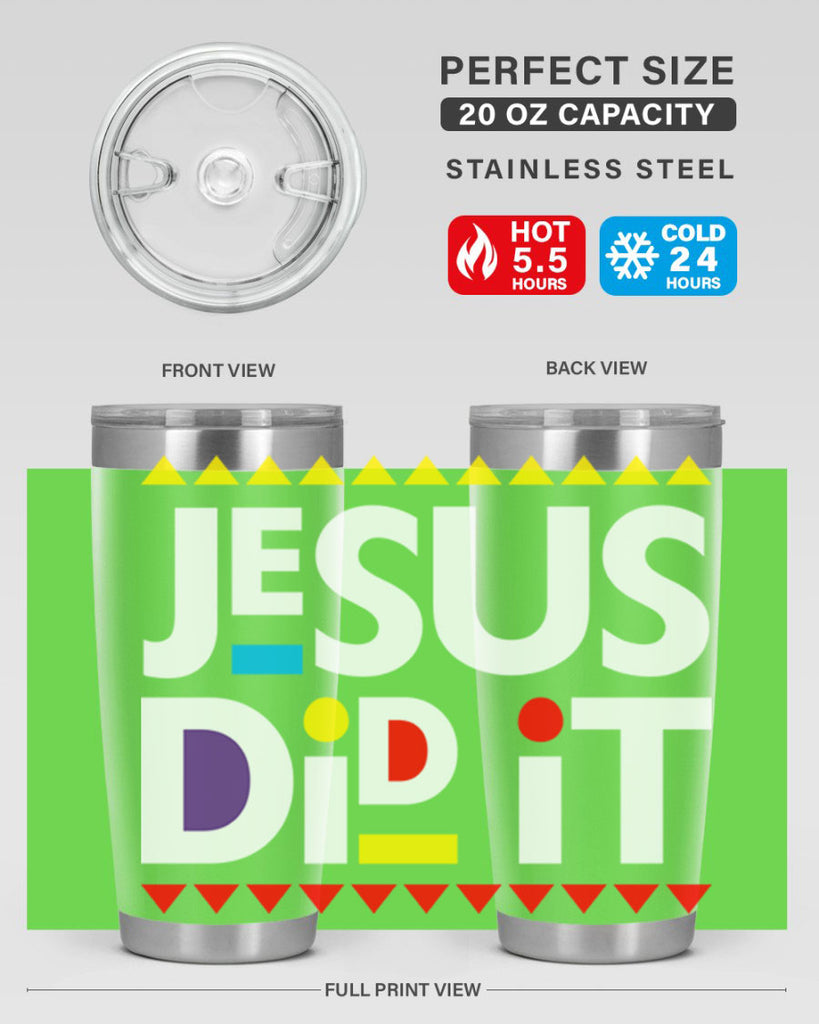 jesus did it martin 103#- black words phrases- Cotton Tank