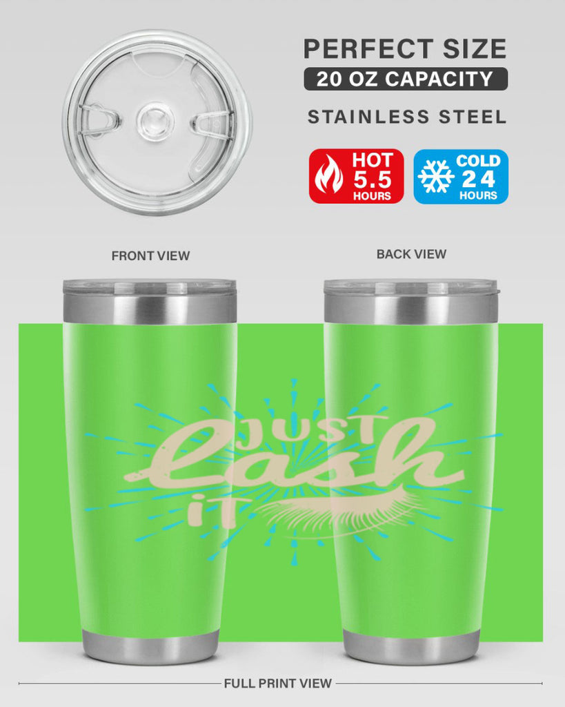 just lash it Style 199#- make up- Tumbler