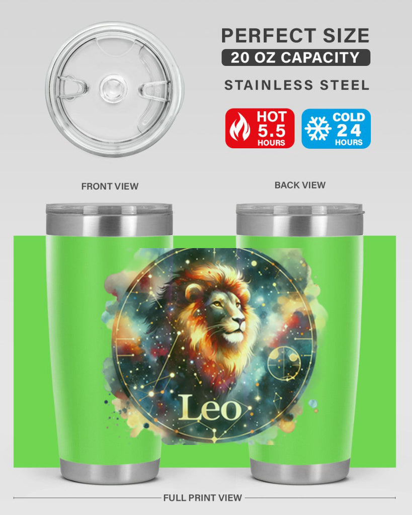 leo 312#- zodiac- Tumbler