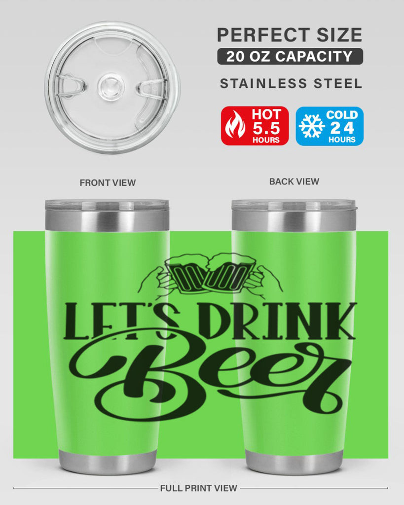 lets drink beer 29#- beer- Tumbler