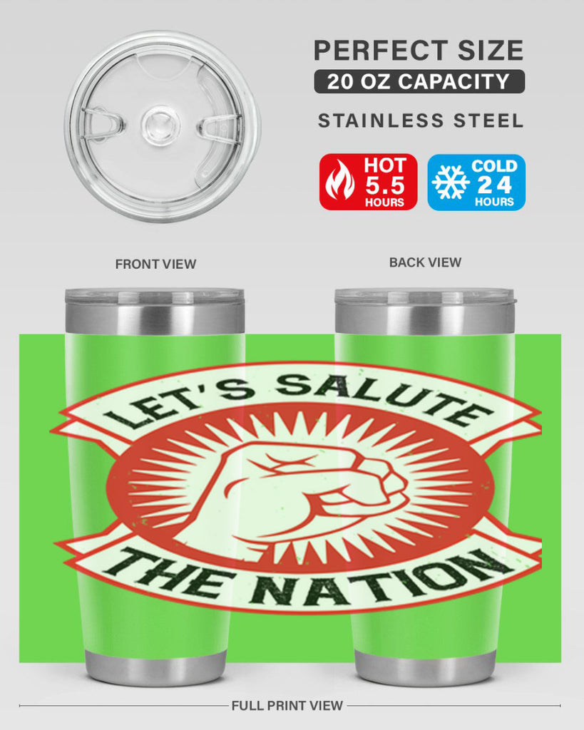 lets selut the nation Style 126#- Fourt Of July- Tumbler
