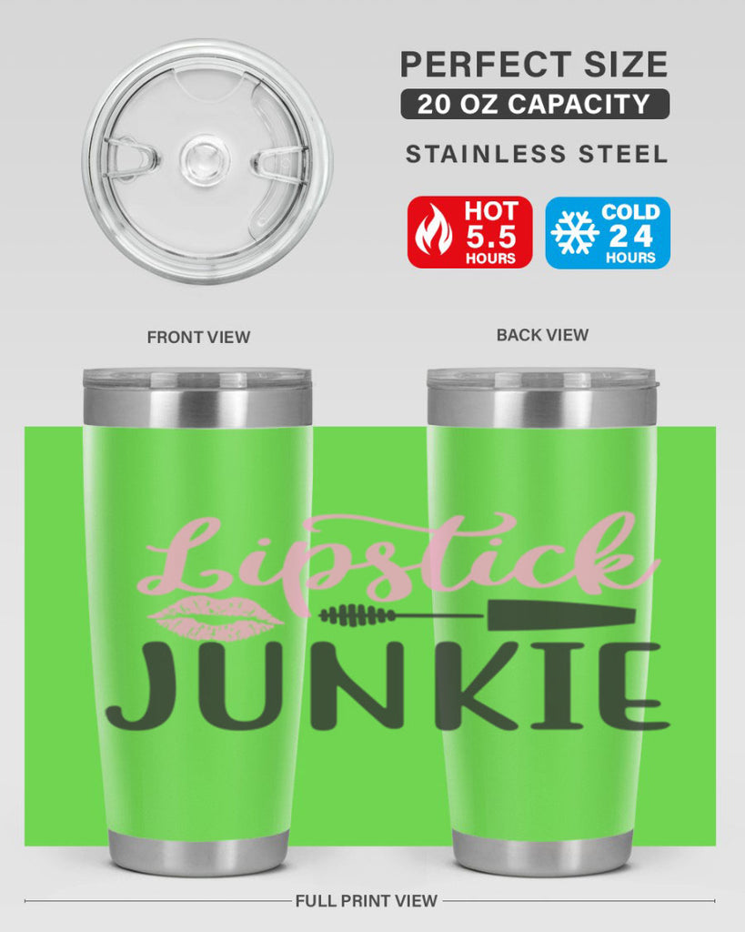 lipstick junkie Style 154#- make up- Tumbler
