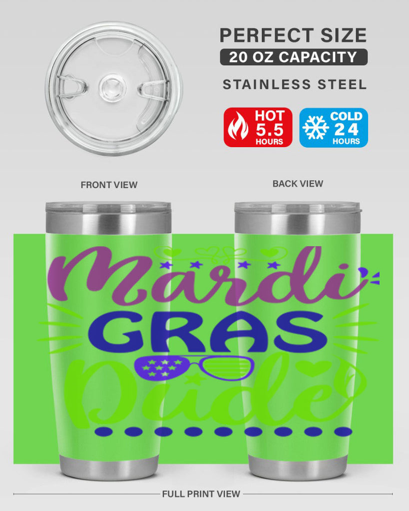mardi gras dude 9#- mardi gras- Tumbler