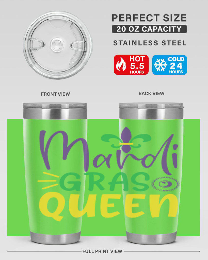 mardi gras queen 79#- mardi gras- Tumbler