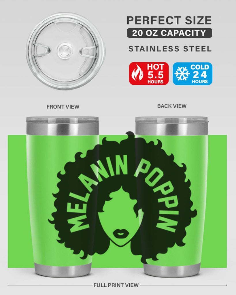 melanin poppin 85#- black words phrases- Cotton Tank