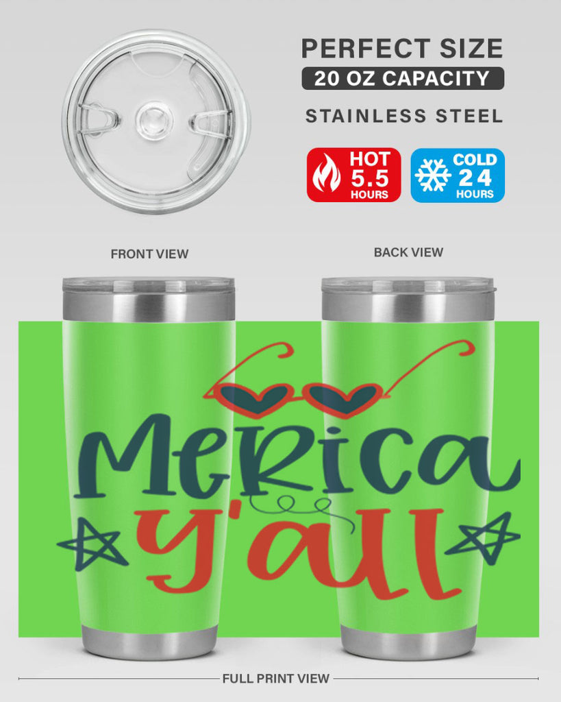 merica y all Style 82#- Fourt Of July- Tumbler