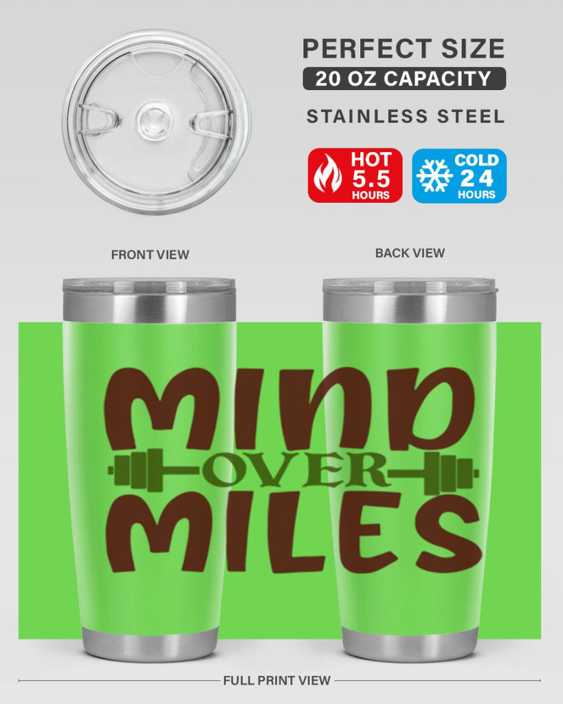 mind over miles 29#- gym- Tumbler