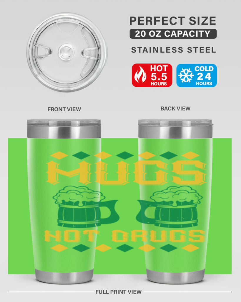 mugs not drugs 59#- beer- Tumbler