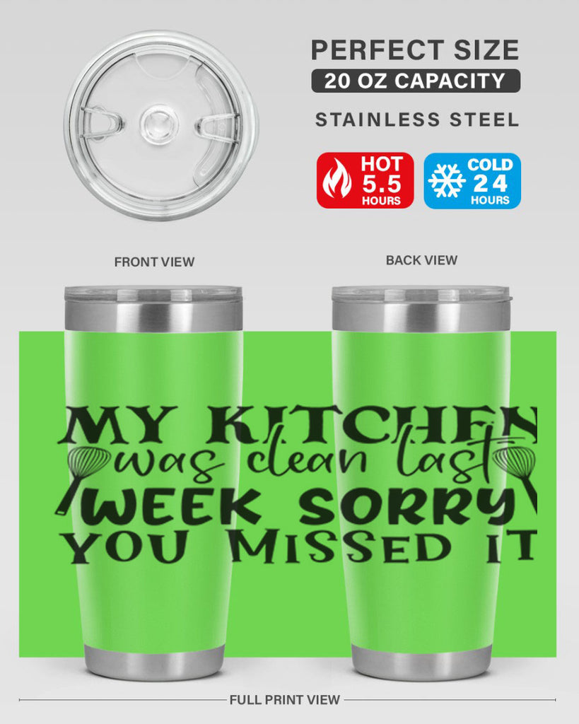 my kitchen was clean last week sorry you missed it 84#- kitchen- Tumbler