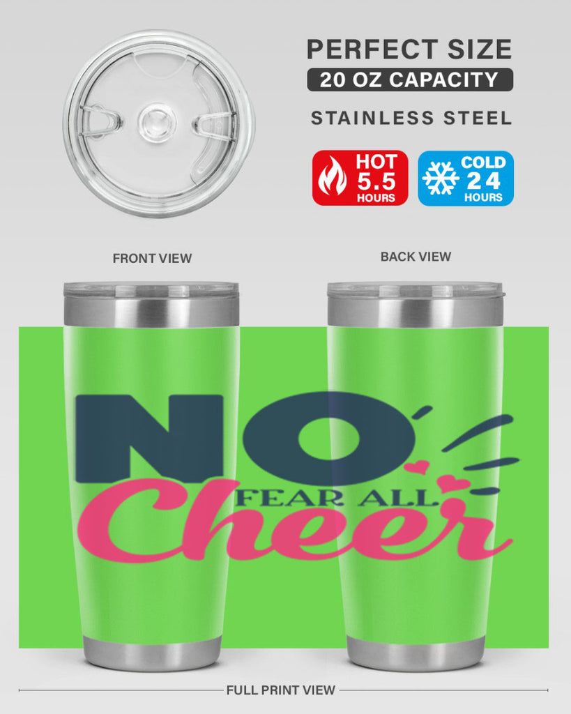 no fear all cheer 1728#- cheer- Tumbler