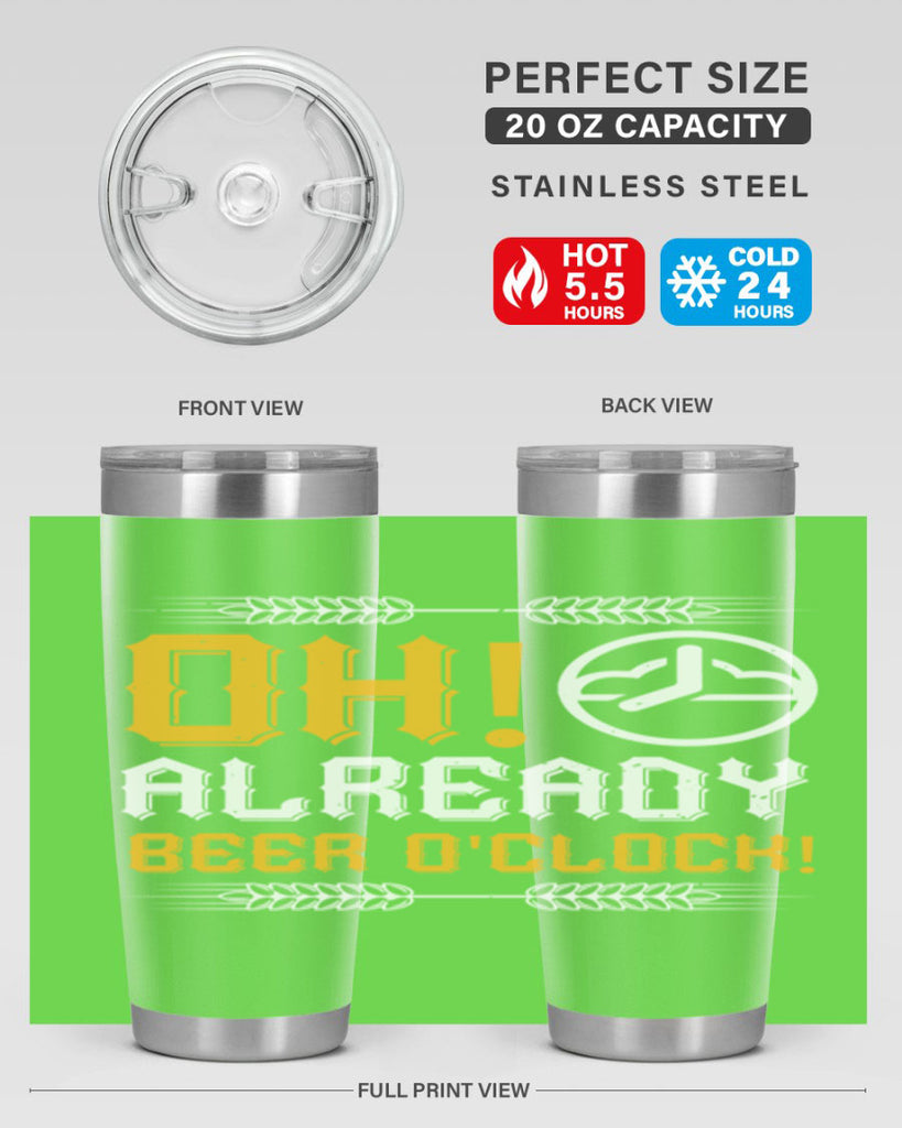 oh already beer oclock 54#- beer- Tumbler