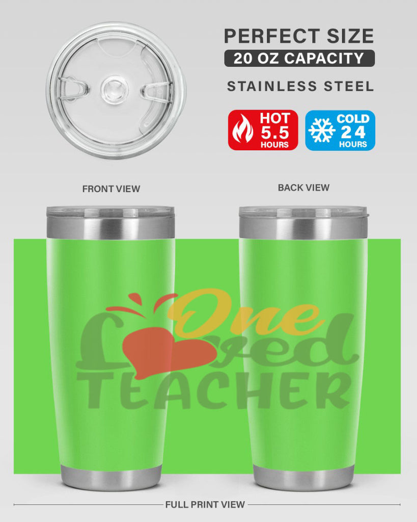 one loved teacher Style 166#- teacher- tumbler