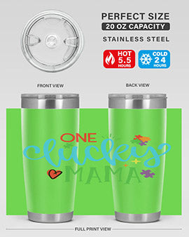 one lucky mama Style 33#- autism- Tumbler