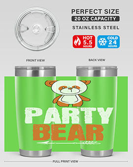 party bear 25#- Bears- Tumbler