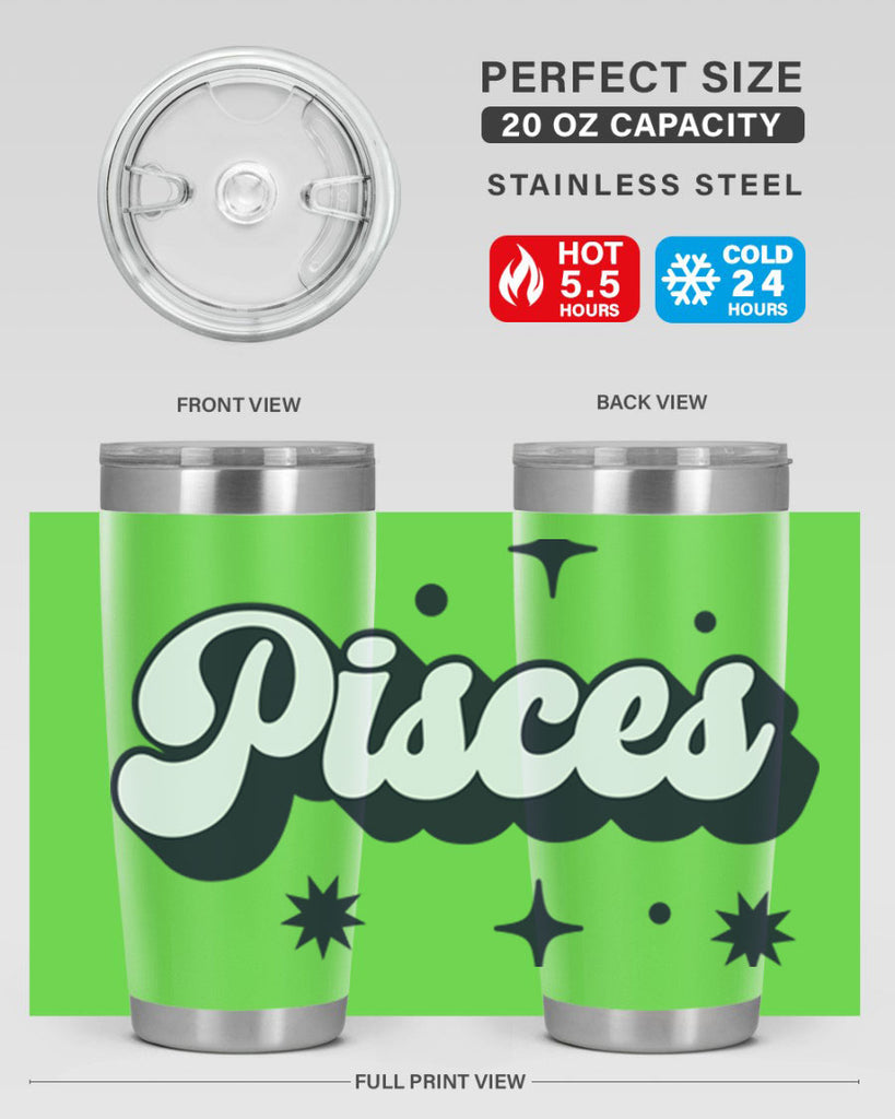 pisces 354#- zodiac- Tumbler