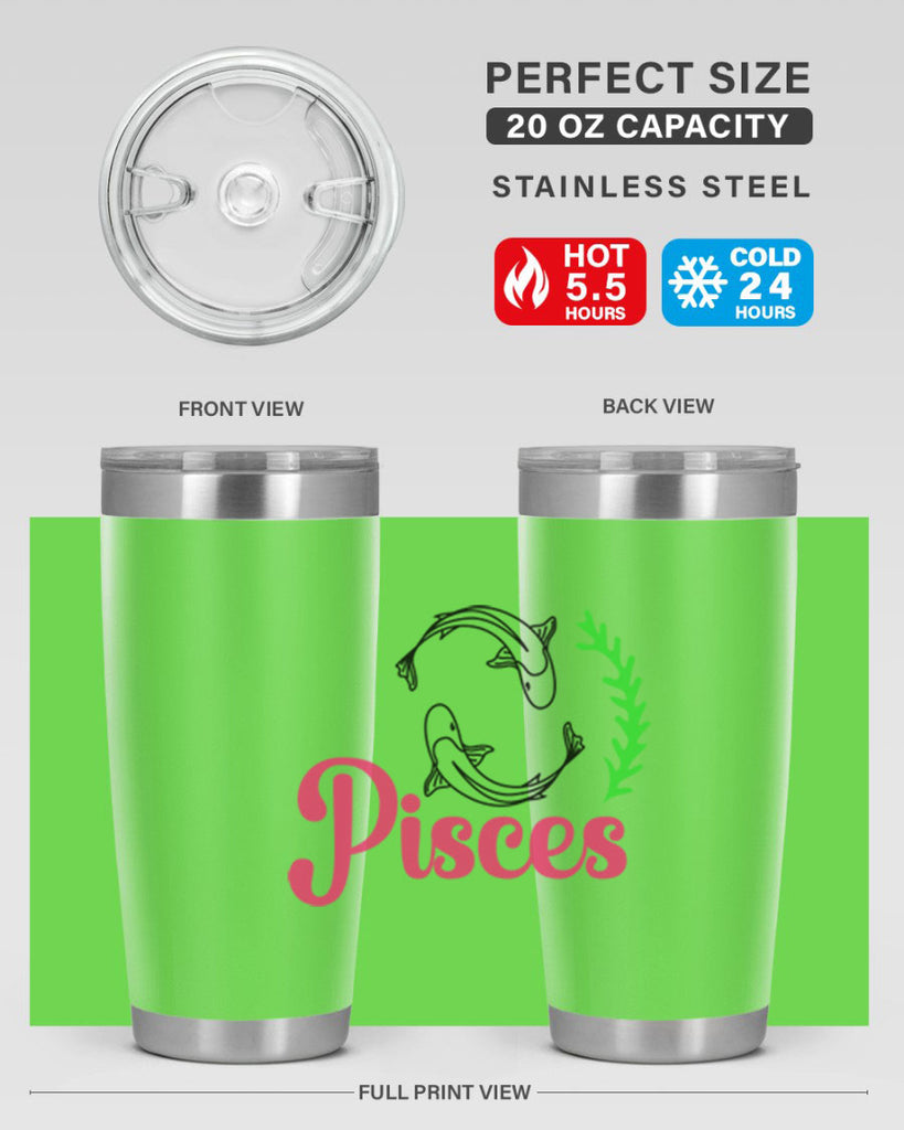 pisces 372#- zodiac- Tumbler