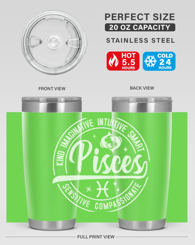 pisces 374#- zodiac- Tumbler