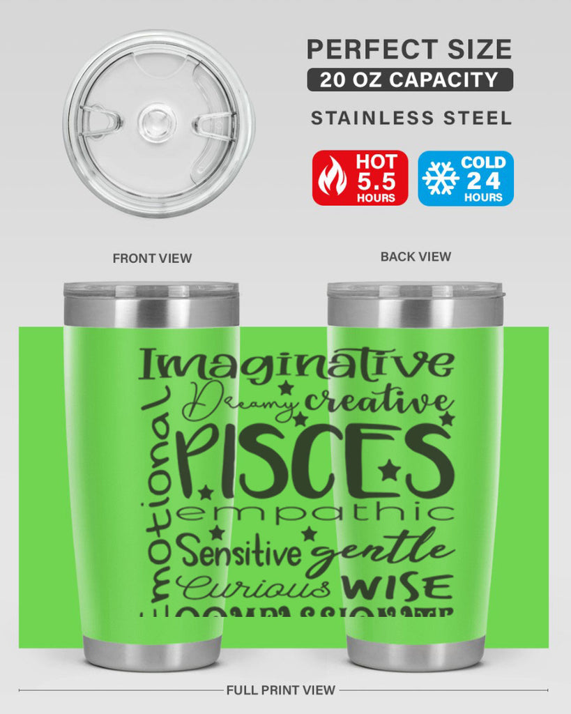 pisces 570#- zodiac- Tumbler