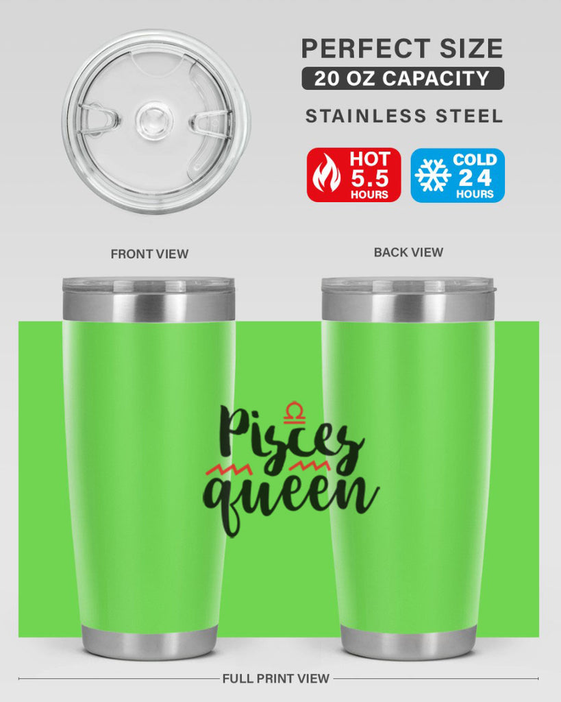 pisces queen 368#- zodiac- Tumbler
