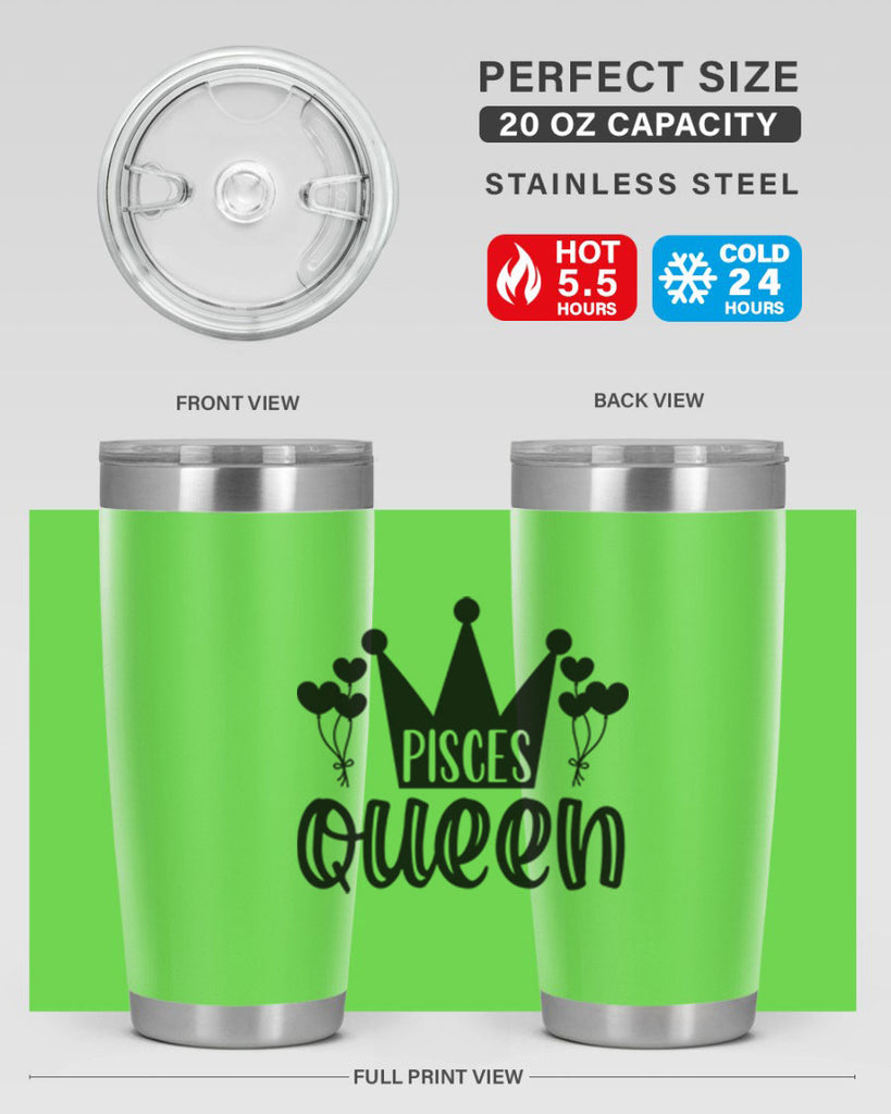 pisces queen 377#- zodiac- Tumbler