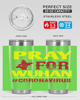 pray for wuhan coronavirus Style 27#- corona virus- Tumbler
