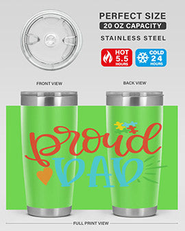 proud dad Style 36#- autism- Tumbler