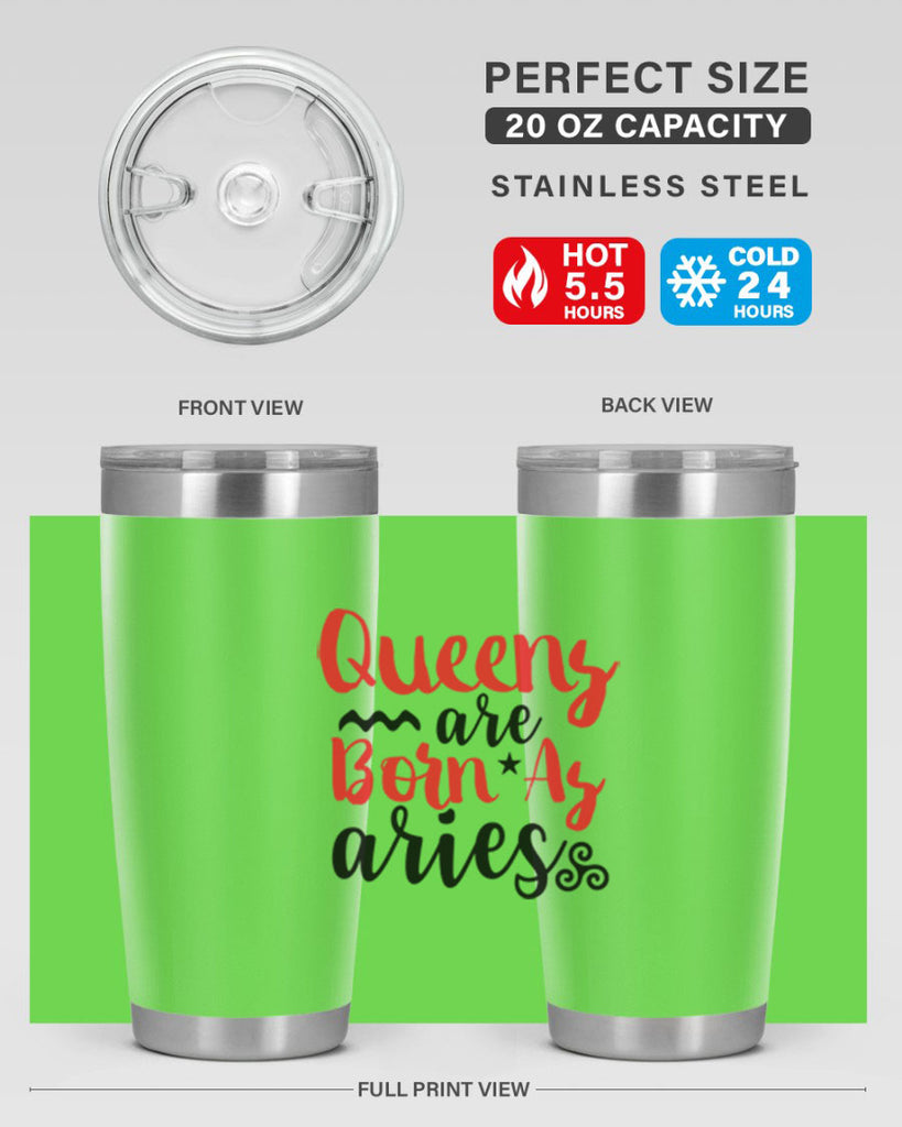 queens Are Born As Aries 384#- zodiac- Tumbler