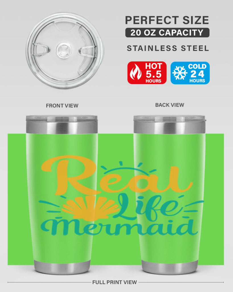 real life mermaid Style 79#- summer- Tumbler