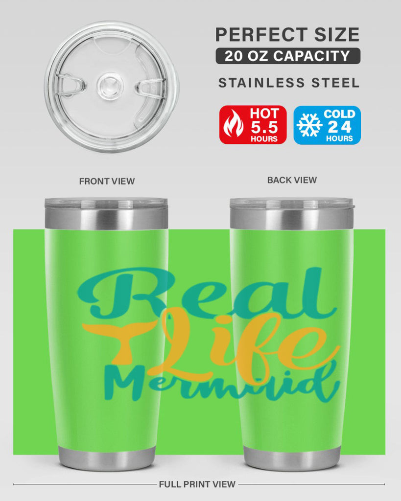 real life mermaid Style 80#- summer- Tumbler