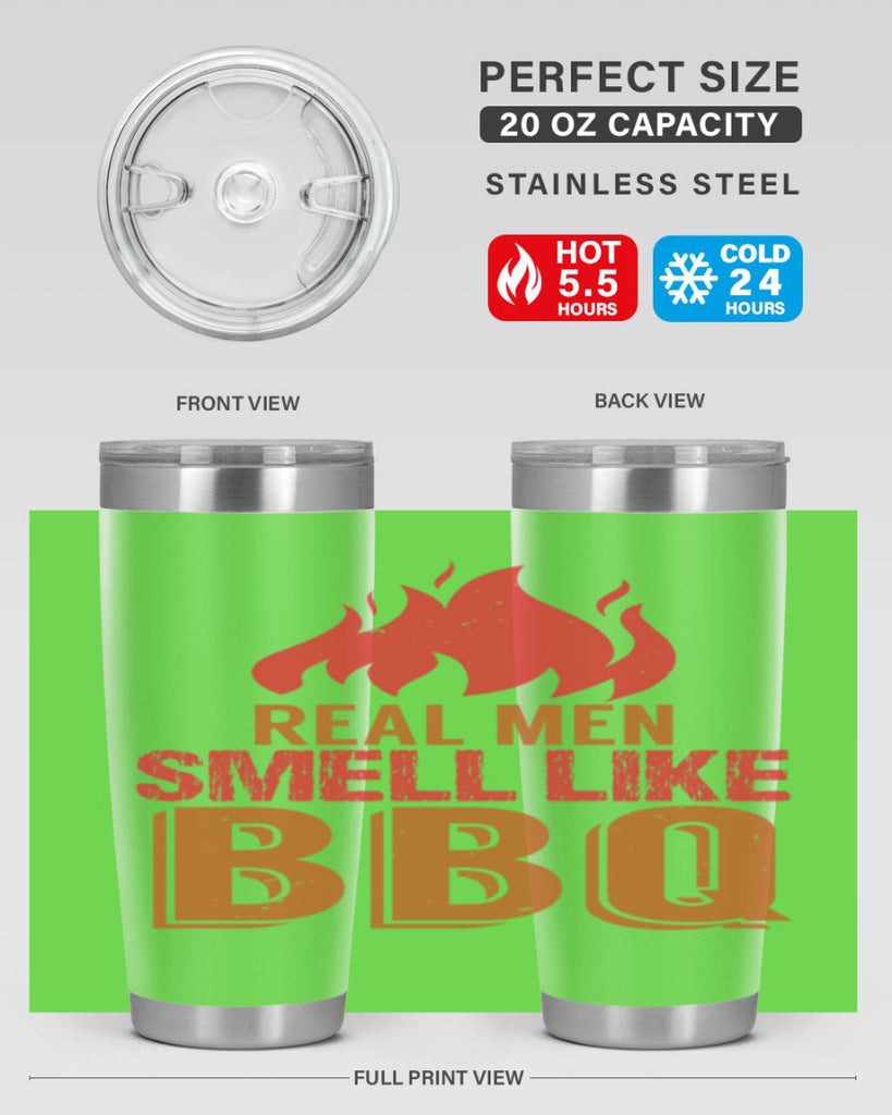 real men smell like bbq 16#- bbq- Tumbler