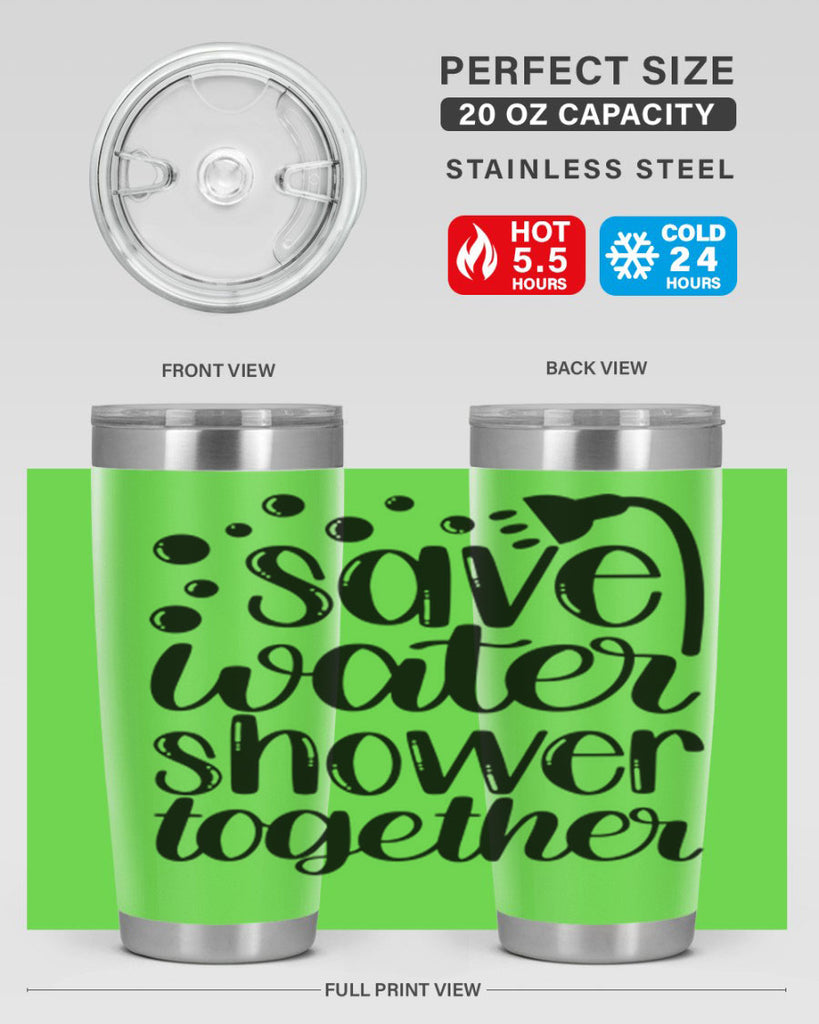 save water shower together 18#- bathroom- Tumbler