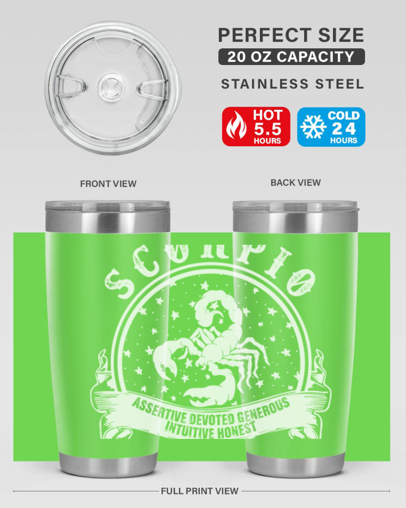 scorpio 30#- zodiac- Tumbler