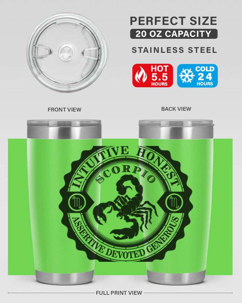 scorpio 31#- zodiac- Tumbler