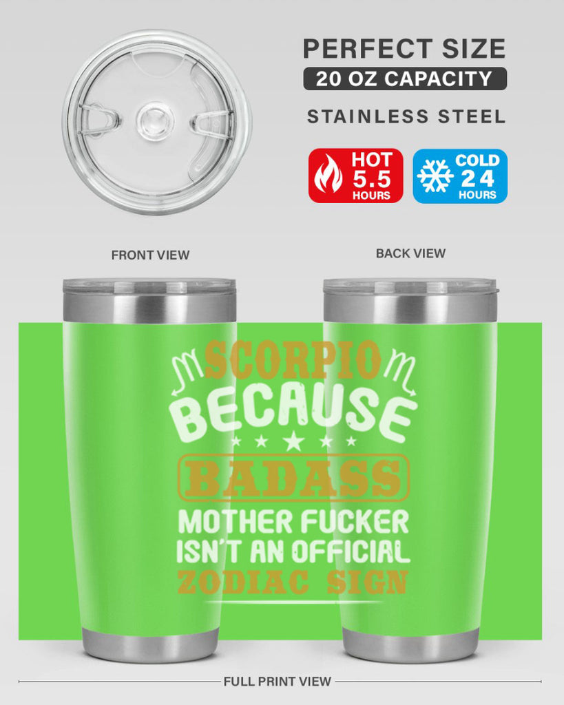 scorpio 432#- zodiac- Tumbler