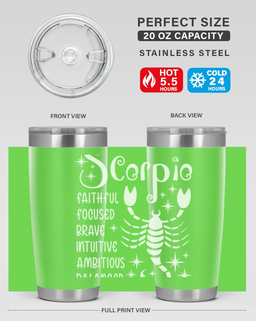 scorpio 435#- zodiac- Tumbler