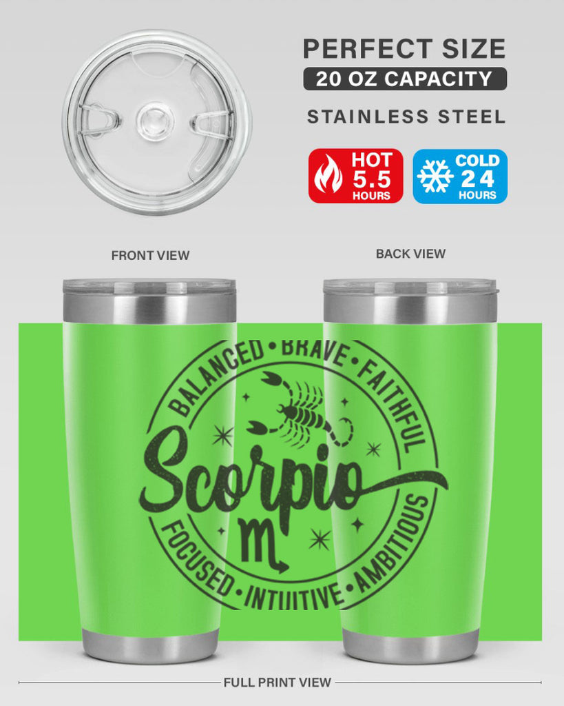 scorpio 438#- zodiac- Tumbler