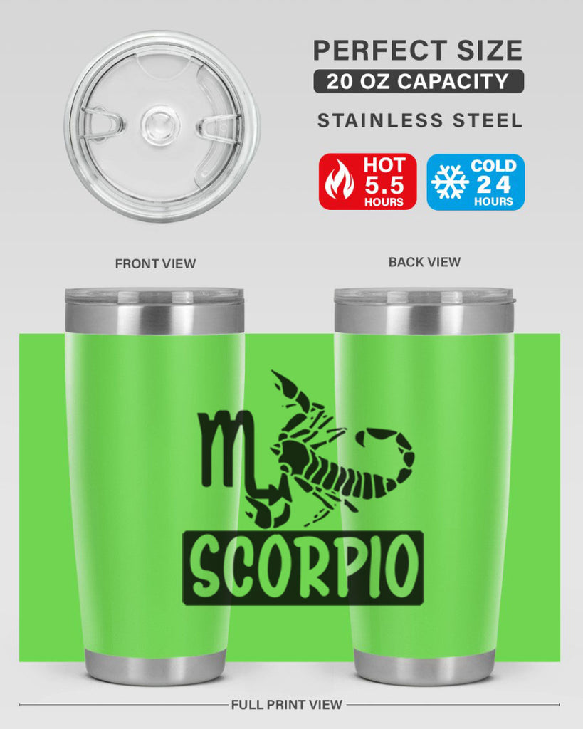 scorpio 440#- zodiac- Tumbler