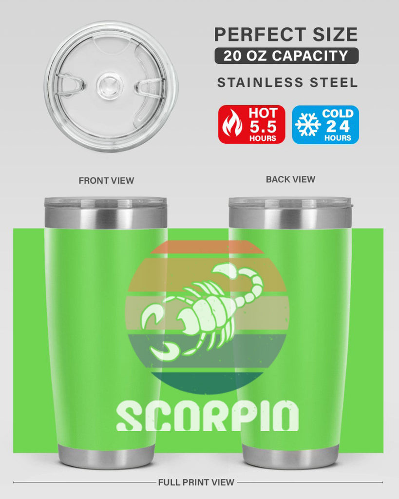 scorpio 451#- zodiac- Tumbler