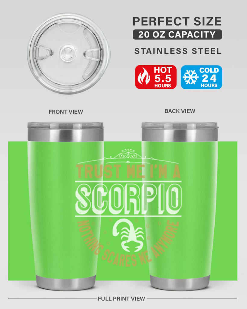 scorpio 458#- zodiac- Tumbler