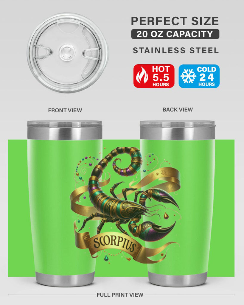 scorpio 459#- zodiac- Tumbler