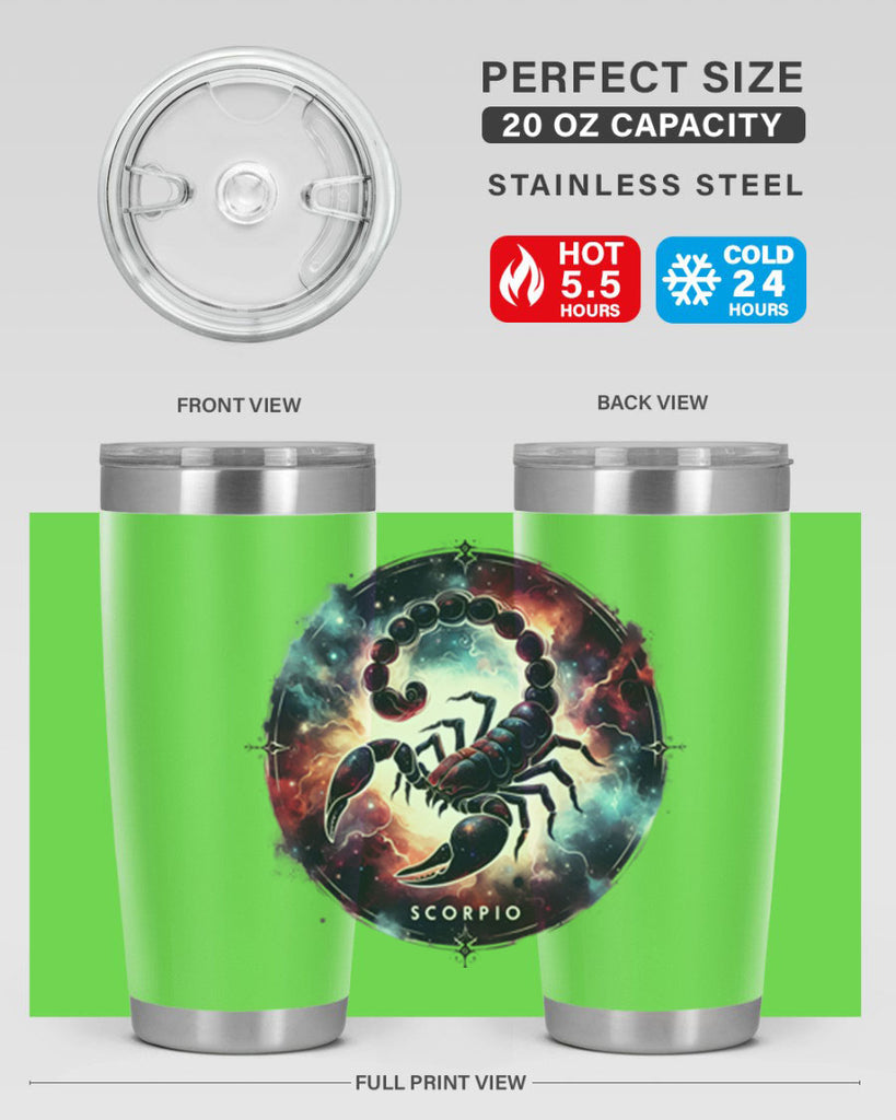 scorpio 460#- zodiac- Tumbler