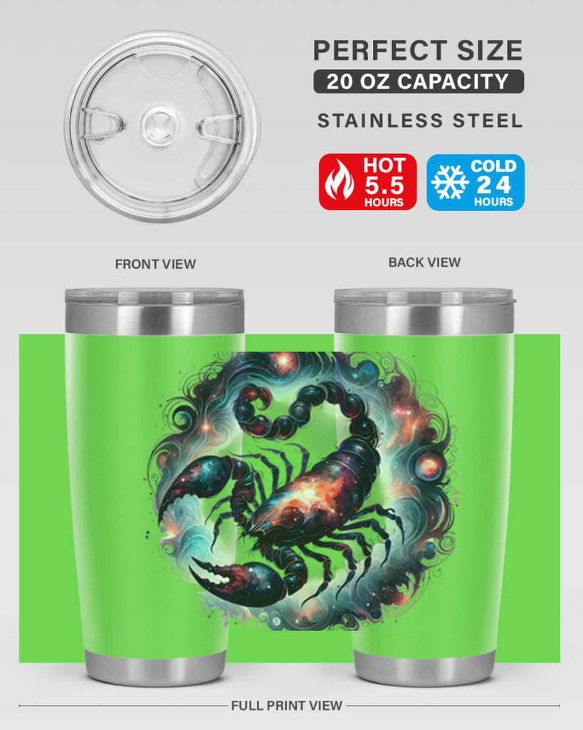 scorpio 462#- zodiac- Tumbler