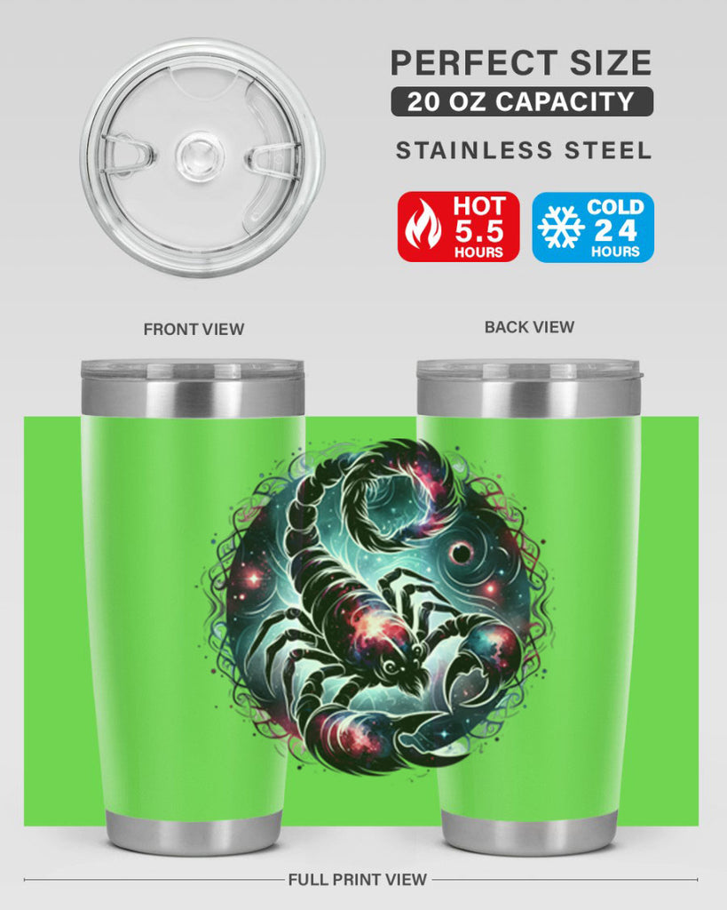 scorpio 463#- zodiac- Tumbler