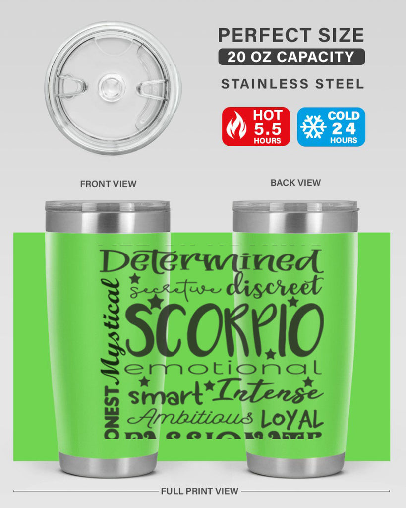scorpio 572#- zodiac- Tumbler