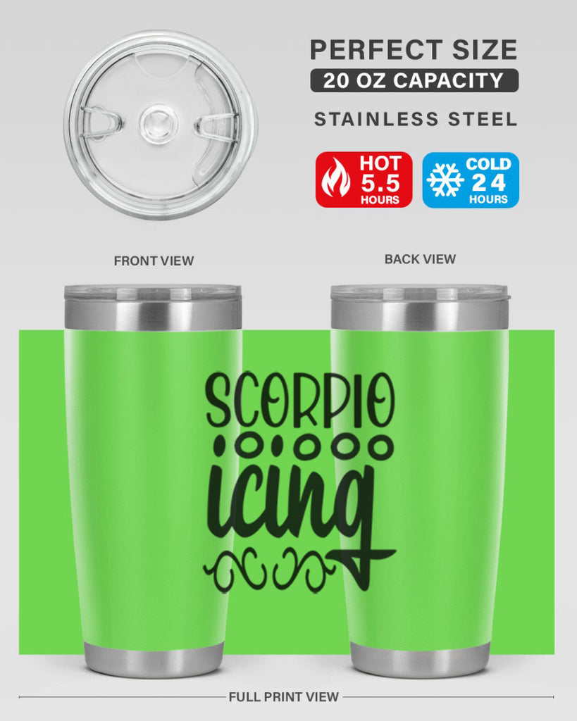 scorpio icing 441#- zodiac- Tumbler