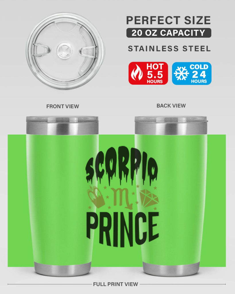 scorpio prince 445#- zodiac- Tumbler