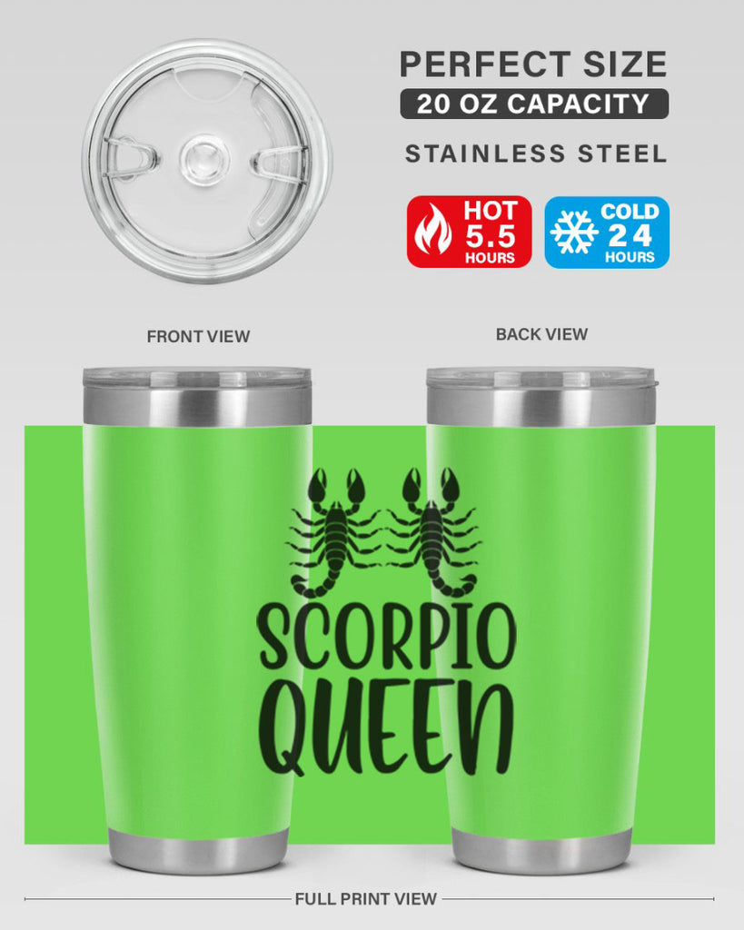 scorpio queen 446#- zodiac- Tumbler