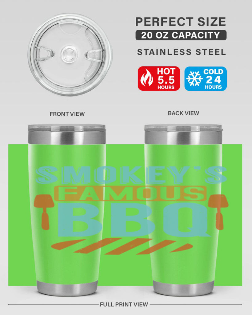 smokeys famous bbq 11#- bbq- Tumbler