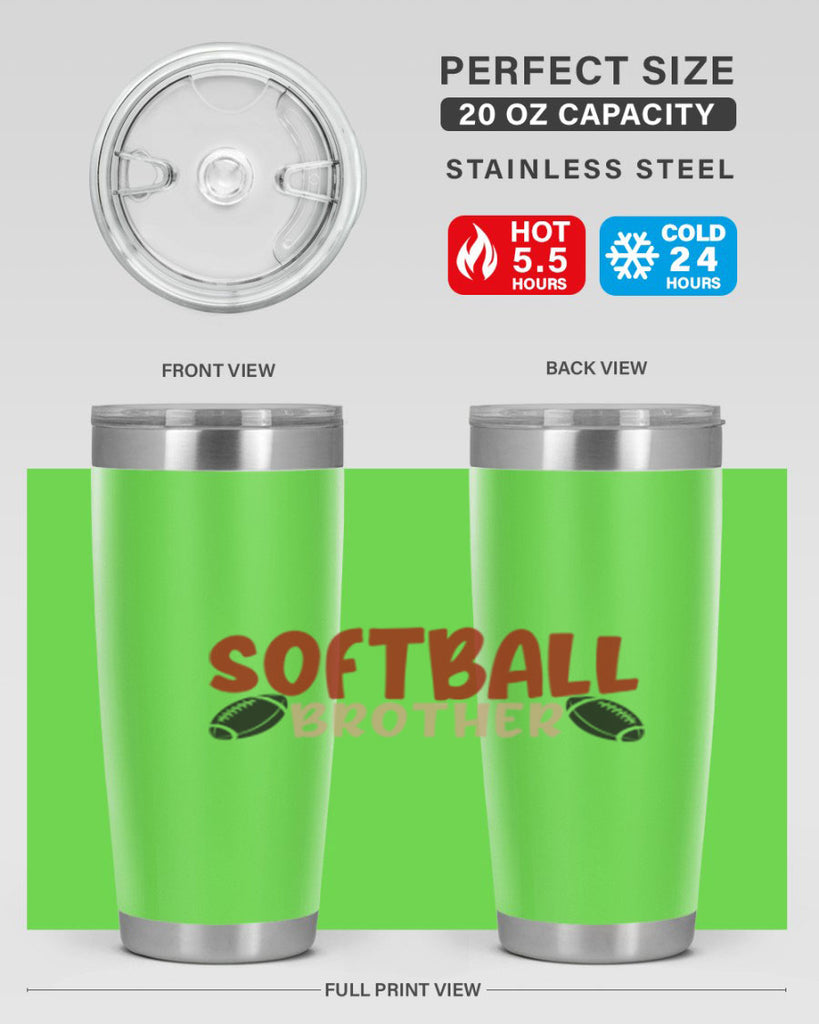 softball brother 2276#- softball- Tumbler